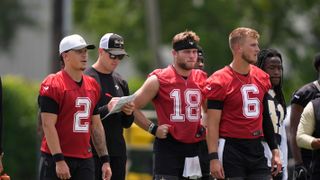 Where does Saints' QB situation rank? (Main Show). Photo by (AP Photo/Gerald Herbert)