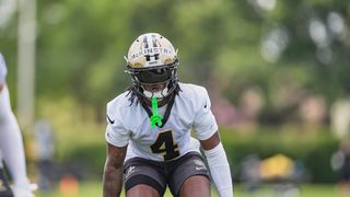 Saints minicamp observations: Kool-Aid McKinstry flashes as Shough and Rattler keep battling (Analysis). Photo by AP Photo/Gerald Herbert