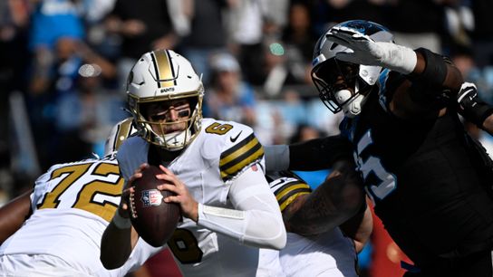 Does Tyler Shough need a repeat performance against Panthers?. Photo by Bob Donnan/Imagn Images