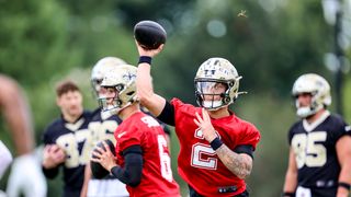 Who has stood out the most during Saints minicamp? (Main Show). Photo by (Photo by Derick E. Hingle/New Orleans Football)